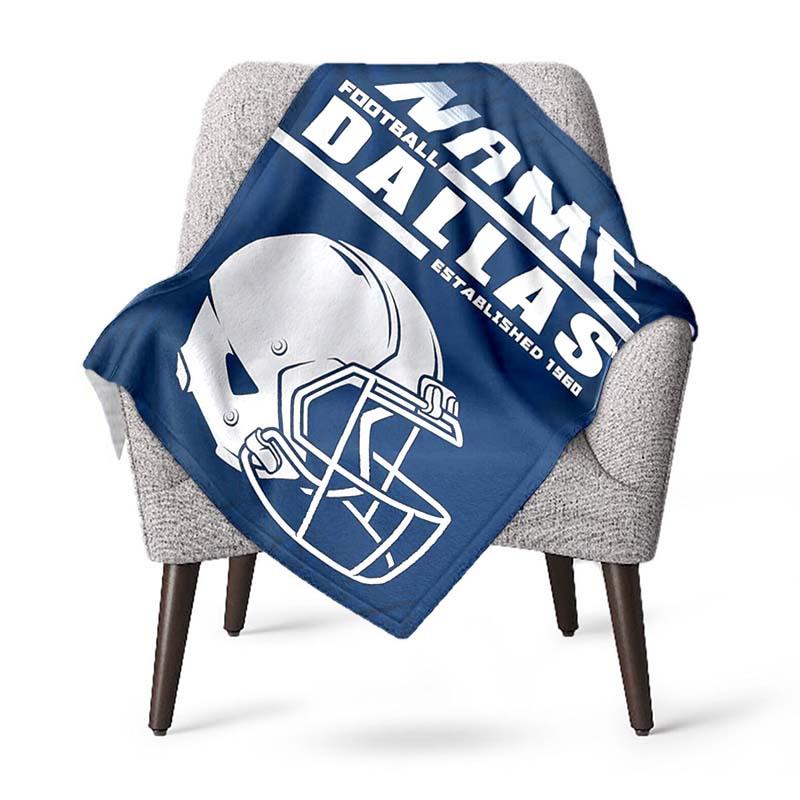 Football Fans Customize Your Name Blanket Warm Comfortable And Soft Blankets Are Suitable For Home Chairs Office Sofas Sofas Office Camping And Gifts