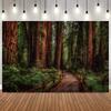 Forest Path Sunshine Photo Backdrop Natural Landscape Camping Adventure Portrait Shooting Home Decor Photography Background Prop4