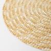 Table Placemat Heat Resistant Cup Handmade Anti-scalding Straw Reusable Hand-woven Braided Coaster Bowl Mat