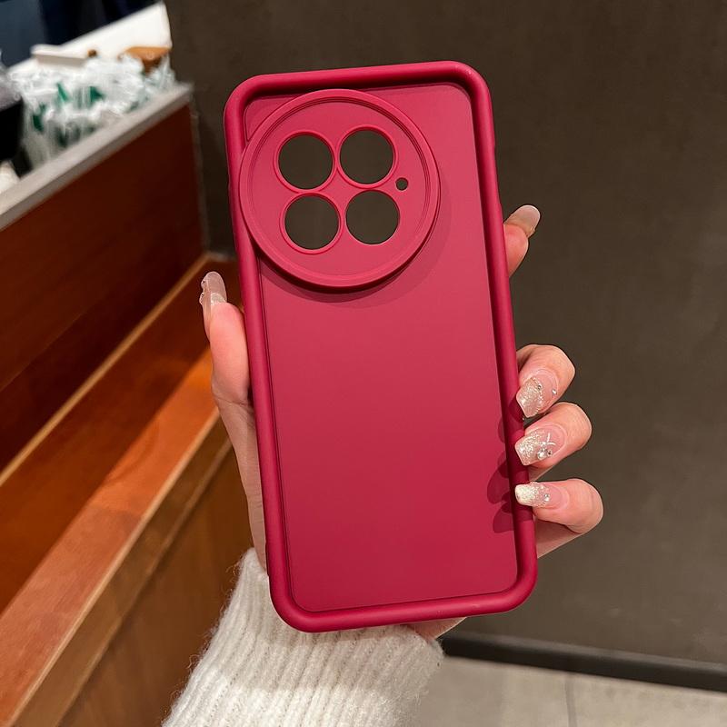 

Жидкий силиконовый мягкий чехол для телефона OnePlus 13 13R 11R ACE 5 3 2 противоударный матовый бампер для защиты линз от падения OnePlus 11R 5G вино красного