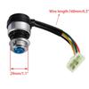 1Pc Black Ignition Key  Switch Replacement Car Assessories Parts Switch  For Motorcycle