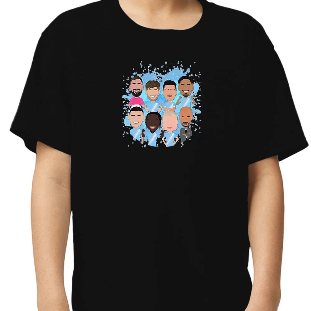 Man City 2025-26 Vector Heroes Kids T-Shirt Tee 3-13 Years Fans T-Shirt S