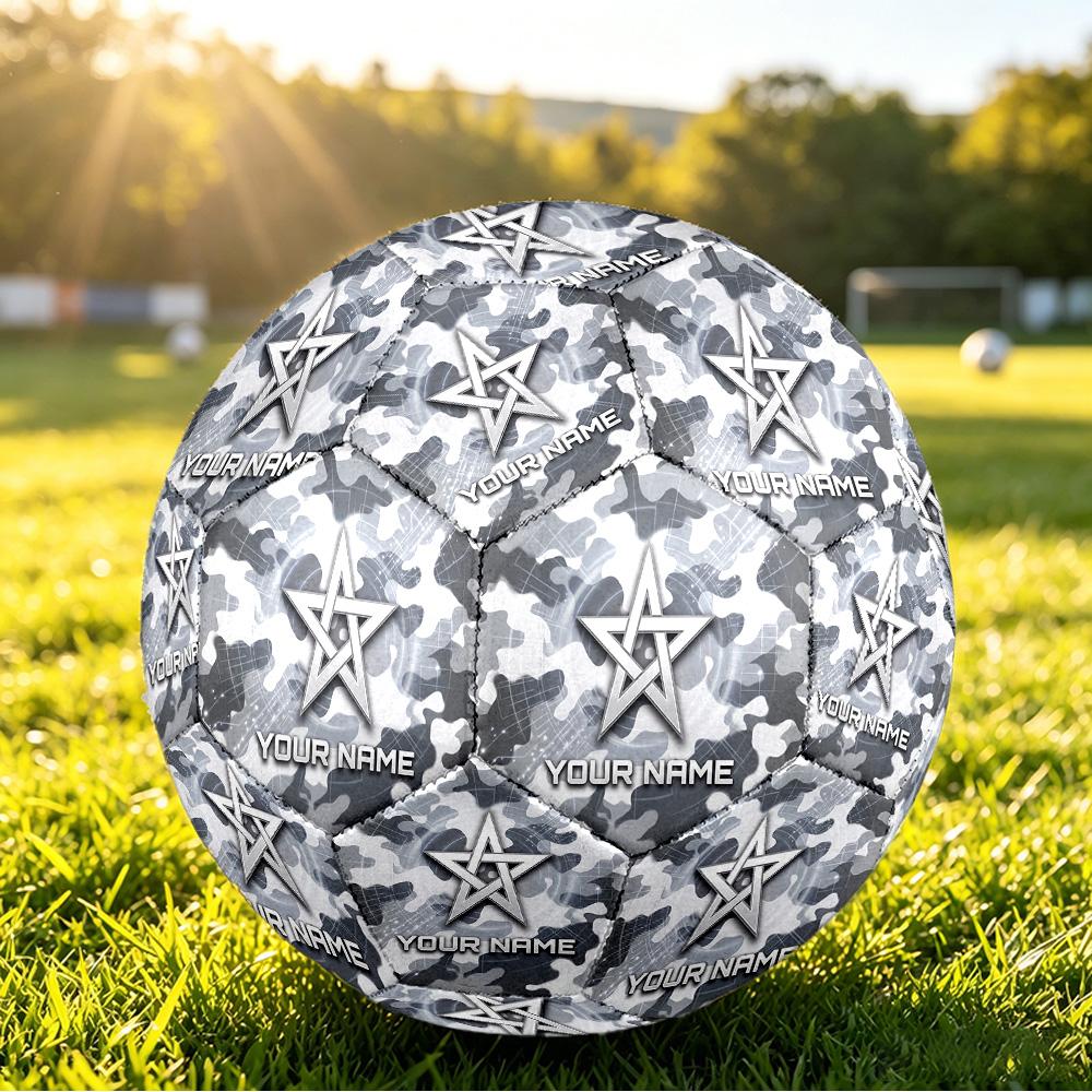 Personalized Size 5 Football Morocco Football Pattern Outdoor Game Sports Ball Gift