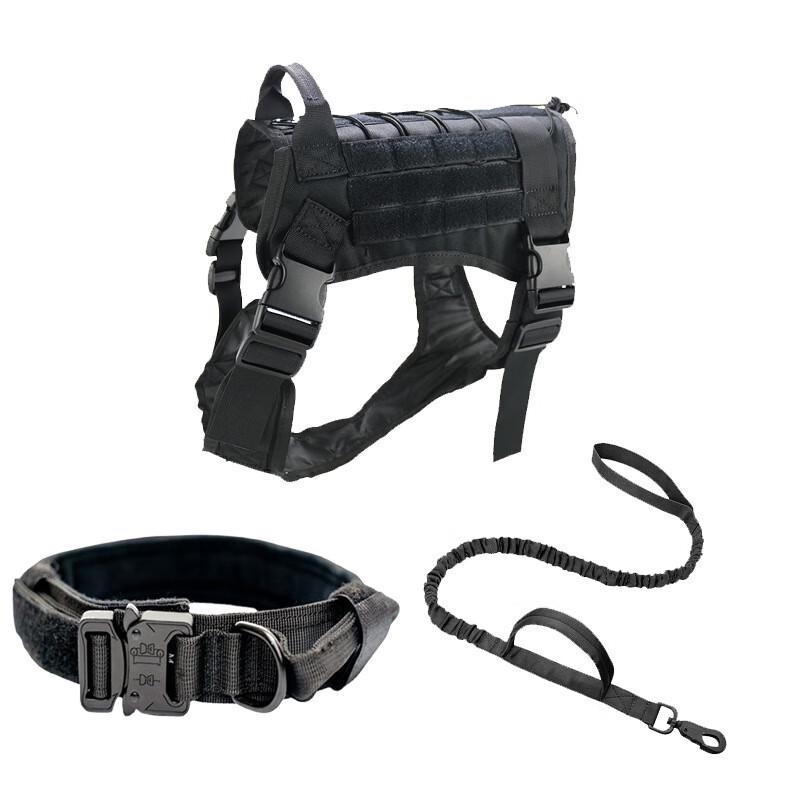 Bingyue Tactical Dog Harness  Leash Set L