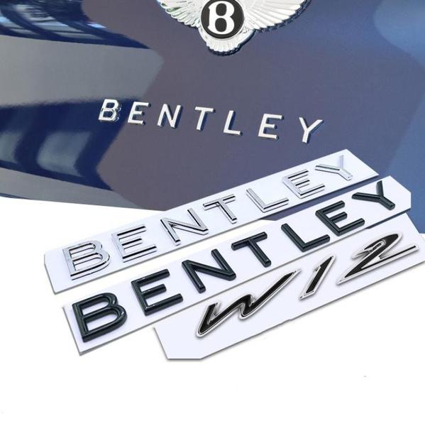 

Автомобильный Стайлинг 3D ABS хромированная наклейка с буквами задний багажник эмблема наклейка для Continental GT Flying Spur Mulsanne Arnage