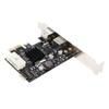 PCIe to PS 2 Adapter Card MCS9990CV Chip Built in USB2.0 Pin PCIe to 2 Ports PS 2 Keyboard Mouse Expansion Card for PC