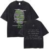 Washed Vintage French Rap Band PNL Album Le Monde Chico Graphic Tshirt Men Women Hip Hop Casual Oversized Short Sleeve T 2284