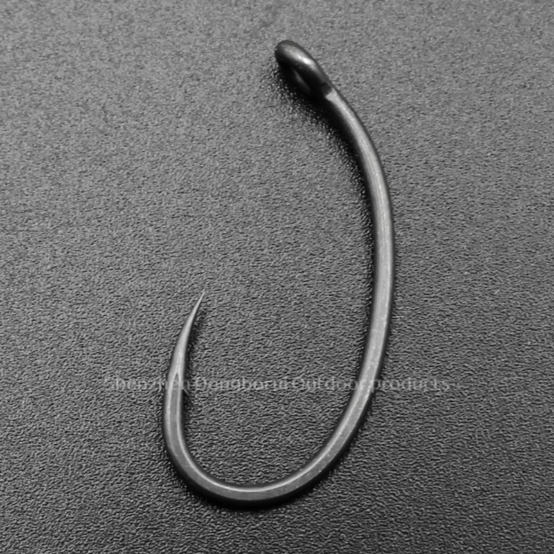 3pcs/pack Carp Fishing Line Loop Rig 35LB/15.9kg KLOR HOOK Size 2 4 6 8 Ready-Tied Soft Hook Link Sections Combi Rig Hair Rigs Carp Fishing Tackle