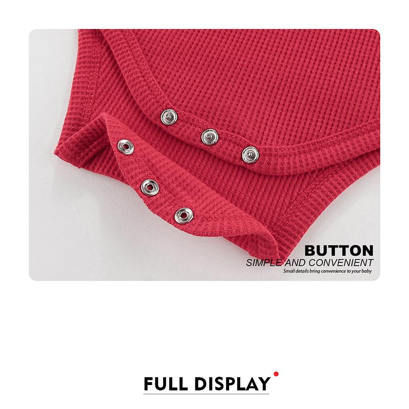 KIDDIEZOOM Βρεφικά Χριστουγεννιάτικα Ρούχα για Αγόρι Κορίτσι Σετ Ρούχων Νεογέννητου με Κινούμενα Σχέδια 2 Τεμαχίων Μακρυμάνικα Φορμάκια με Καπέλο Κοστούμι Βρεφικά Ρούχα