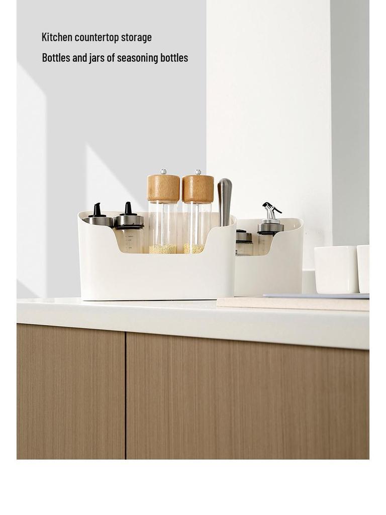 Ohne Bohren Wandmontierte Aufbewahrungsbox für Küchen- & Badezimmer-Kleinkram