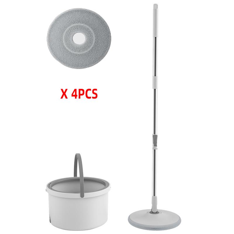 Sewage Separation Hands-free Wash Mop And Bucket, Household Rotating Floor Mop,  Dust Removal Mop, Dry And Wet Use, Perfect For Home