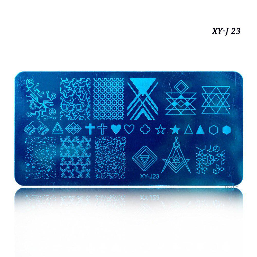 Nail Art Stamping Plates Stencils Lace Flowers Beauty Stamp Polish Printing Nail Art Templates