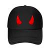 Devil Horns Baseball Cap Luxury Cap Sun Cap Thermal Visor Hat Man Luxury Male Women's