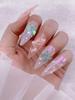 6 Grids 3D Cute Bow Nail Charms Holographic DIY Resin Aurora Decoration Valentine Nail Design Manicure Jewelry Accessories