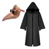 Costume da Peste Medievale con Maschera, Mantello con Cappuccio da Sacerdote per Adulti e Bambini, Accessori per Performance Festiva di Halloween