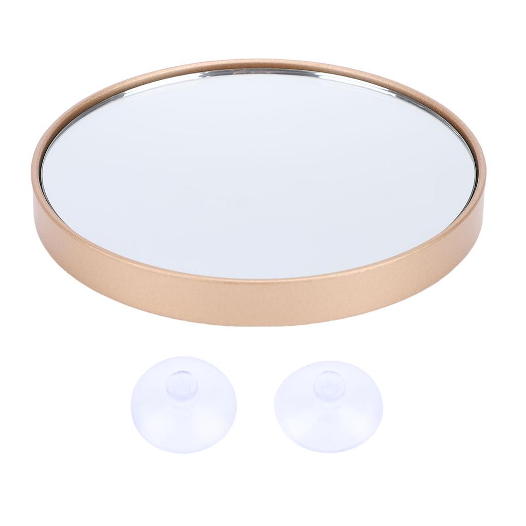 30x Magnifying Vanity Mirror Glass Non Slip Waterproofing Suction Cup 8.8cm Magnified Makeup Mirror for Home Travel
