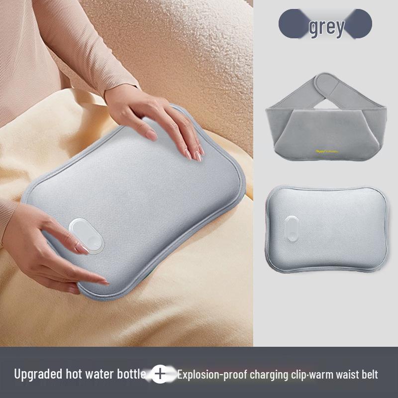 Electric Explosion-Proof Rechargeable Hand Warmer & Large Hot Water Bag