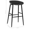 VidaXL 4x Chaises de Bar Sièges de Comptoir Tabourets de Pub Chaises de Bistro Tabourets de Bar Chaises de Comptoir 248167