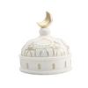 Resin Castle Figurine Storage Box Handmade Decorative Food Serving Tray Middle Eastern Style Ramadan Ornaments for Living Room