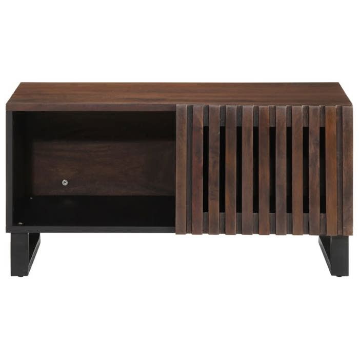 VidaXL Coffee Table Brown 80x51x40 Cm Solid Mango Wood, Side Table, Living Room Table, End Table, Table of 377458