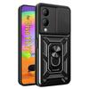 Slide Lens Armor Funda For Vivo Y17S 4G Case for Vivo Y17S 4G Global Case Magnetic Ring Stand Holder Cover Shockproof Back Capa
