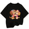 Summer Cartoon cute Skye Print T-Shirt for girls Casual Round Neck Short Sleeve Design Perfect for Toddlers Everyday Wear Holidays