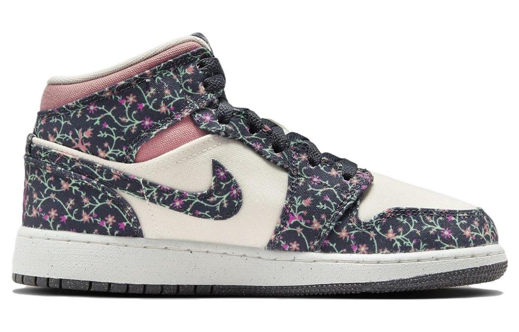 Jordan 1 Mid SE Floral GS FJ3451-001