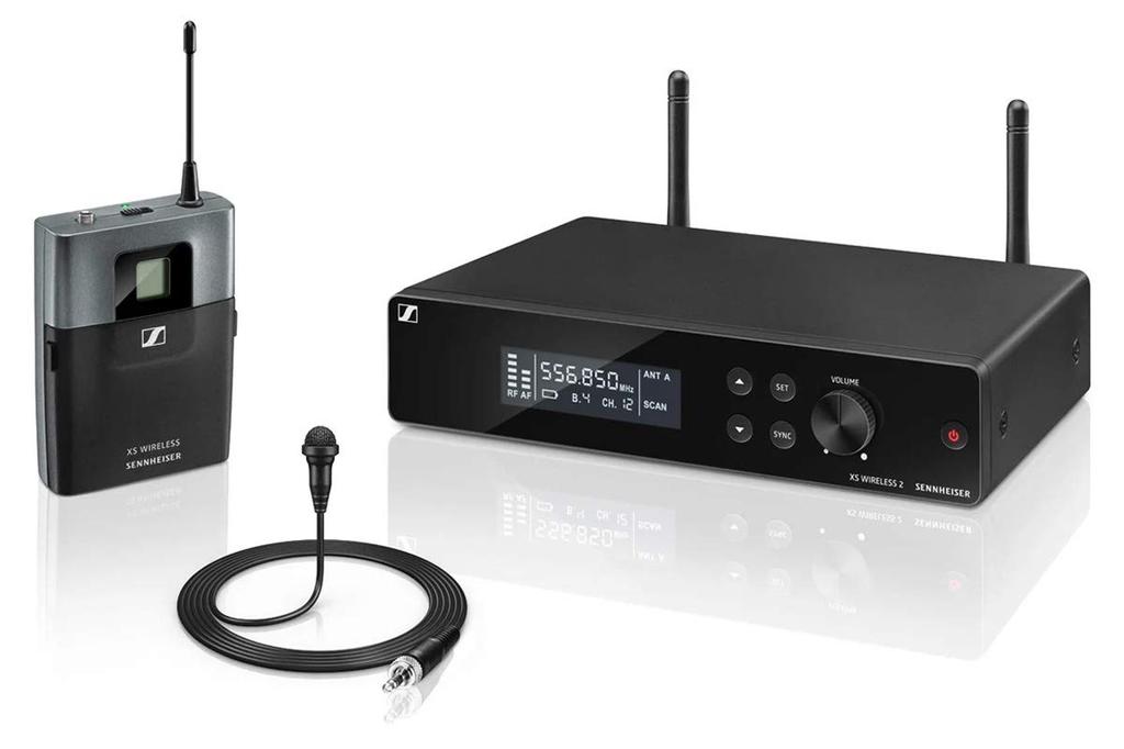 Sennheiser XSW Lavalier Set ME Wireless Microphone 2-ME2-JB (Includes 2-II) [Product Code 508919] Easy-to-Use
