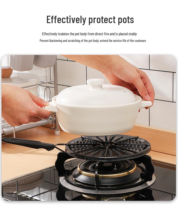 Japanischer Gasherd Emaille Hitzeverteiler zum Erwärmen von Milch - Anti-Brand-Leitung