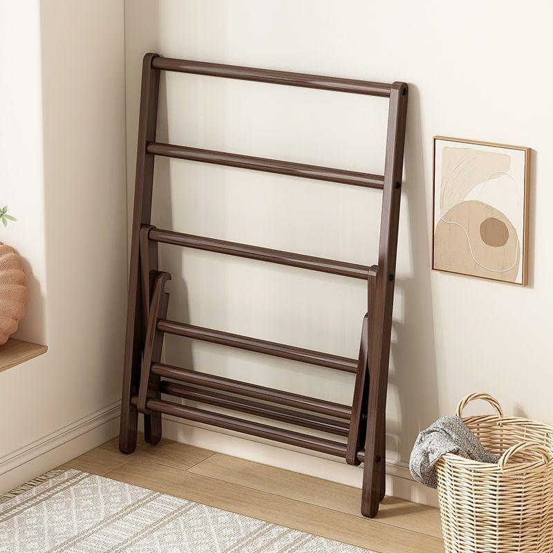 Foldable Coat Racks Wooden Floor Removable Space Saving Clothes Racks Cheap Hallway Wardrobe Organizer Shelf Dressing Rooms