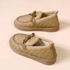 Winter women's wear-resistant thickened cotton shoes soft sole soft surface shoes non-slip flat bottom casual fashion fluffy shoes