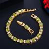 WWJ Luxury Wedding Jewelry Cubic Zirconia Tennis Bracelets Bangle