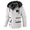 Men's Fur Collar Plus Velvet Thick Coat Jacket Casual Fashion Jacket