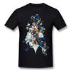 Marškinėliai vyrams Kingdom Hearts 2 - Veikėjų viršelis Medvilniniai Kingdom Hearts marškinėliai Juokingi Anime vyriški marškinėliai Streetwear Harajuku - M...