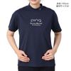 Short Sleeve High Neck Shirt Golf LL [Pin Apparel] Women's (Brand Logo) / / 622-5167306 120_Navy