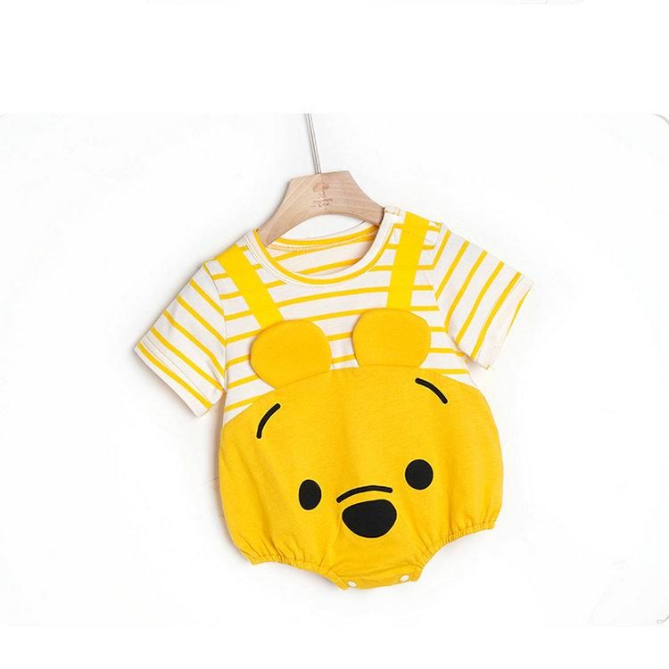 

Летний ромпер с коротким рукавом для младенцев и малышей - Милый наряд-обертка для новорожденных Size 66cm