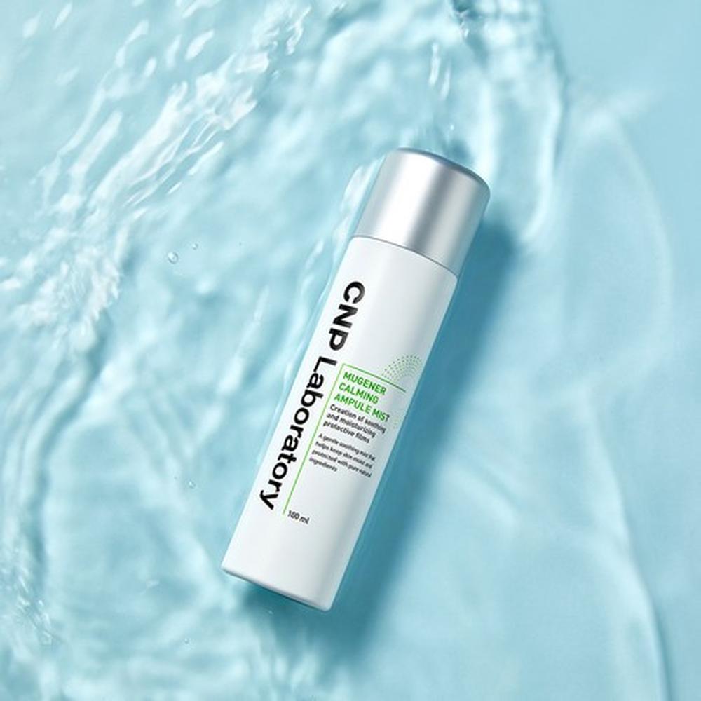CNP LABORATORY Mugener Calming Ampule Mist 100ml – Soothing & Redness Care, Korean
