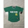 Maglia da Baseball Boston Red Sox Green City Connection Edizione Limitata con Numeri Ricamati 2 11 16 34