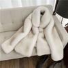 Autumn and Winter New Men's Imitation Fox Fur Hooded Jacket Fashion Temperament Casual Fur Coat Thickened Top
