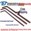 S2 Extended Ball End Hex Key Set, L-Shaped, 6-Sided, Sizes 2-12mm