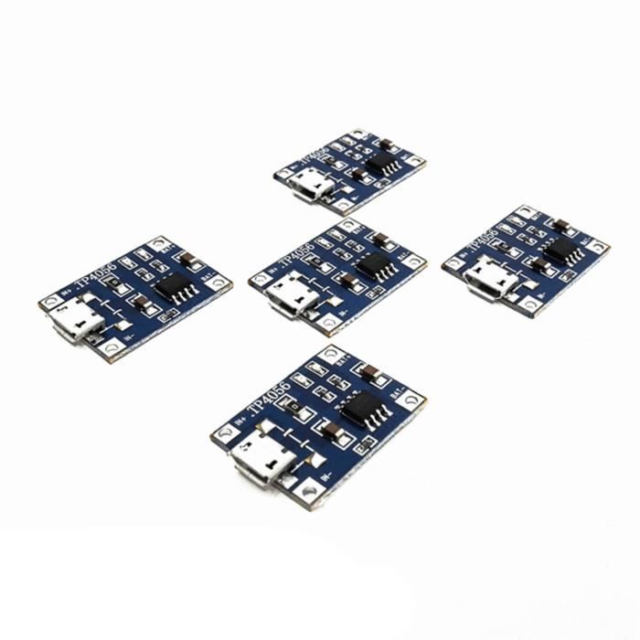 Module de chargeur de batterie li-ion lithium-ion de contrôleur de charge tp4056 micro usb 5v 1a