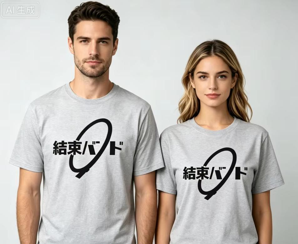 2026 New Unisex Crew‑Neck Short‑Sleeve T‑Shirt, Japanese Circular Text Graphic‑Print Harajuku‑Style Oversized T-shirt
