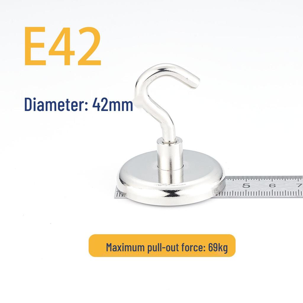 Neodymium Iron Boron Magnetic Hook: Strong, Hole-Free Round Storage Solution