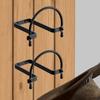 Cowboy Hat Rack 2 Pack, Wall Mount Hat Organizer, Heavy Duty Hat Hanger for Western Home Decor.