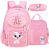 Korean Cute Princess Backpack for Girls, Grades 1-6, Ages 7-12