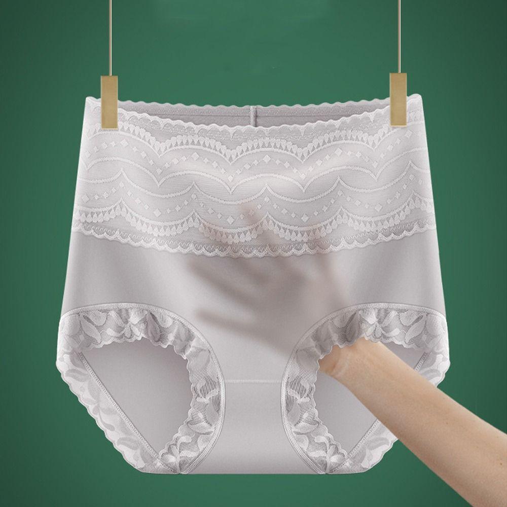 Shapewear Lace Seamless Briefs High Waist Slimming Underpants Tummy Control Underwear  Summer