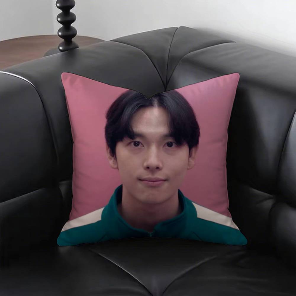 SSqsuids GGames Pillow Case Fashion Square Pillowcase Bedroom Sofa Room Ins Decoration Leisure
