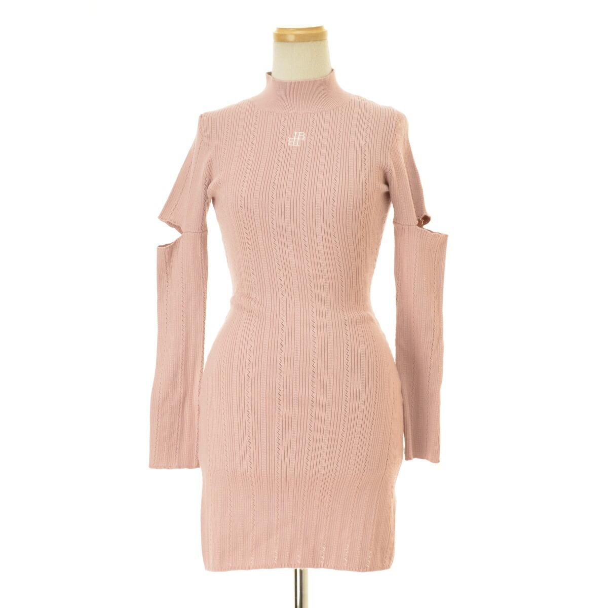 [Used] Lily Brown / Lily Brown LWNO241023 Arm slit knit mini long sleeve tunic [cacfbbda-l]
