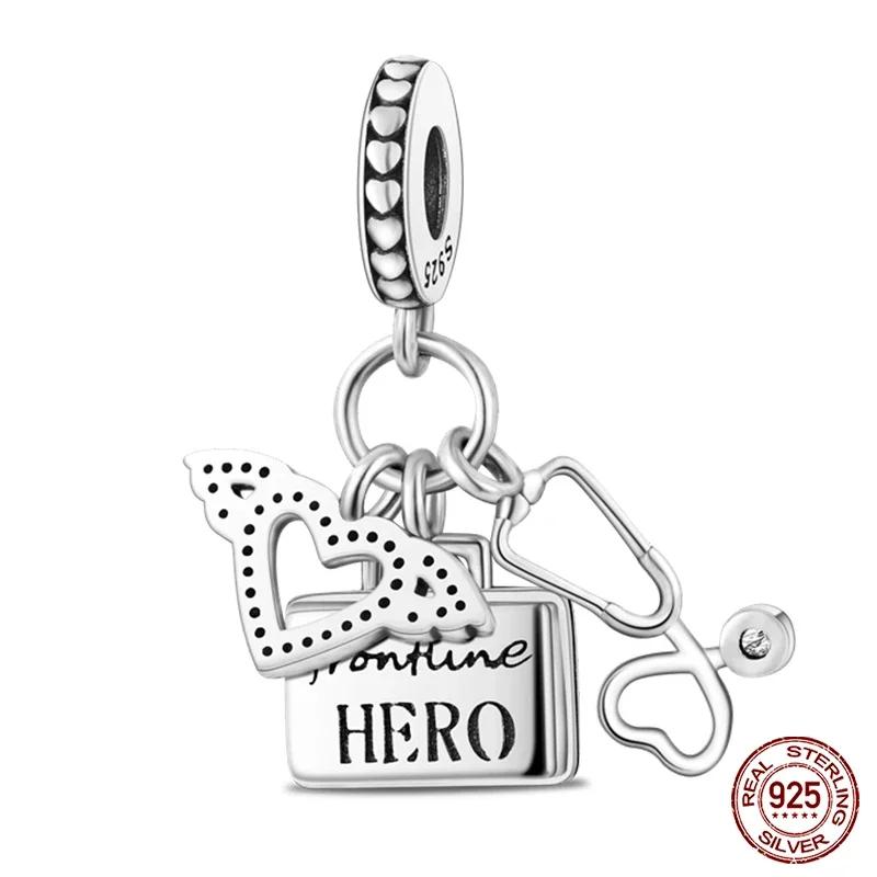 925 Silver Fashion Camera Coffee Cup Flower Charms Beads Fit 925 Original Bracelet DIY Birthday Jewelry Making for Women