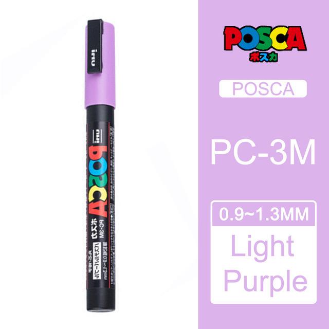 Uni POSCA Marker Farbstift, 39 Farben PC-5M/44 PC-3M/36 PC-1M, Acryl Steinmalerei Zeichnen Graffitti Marker Kunstbedarf